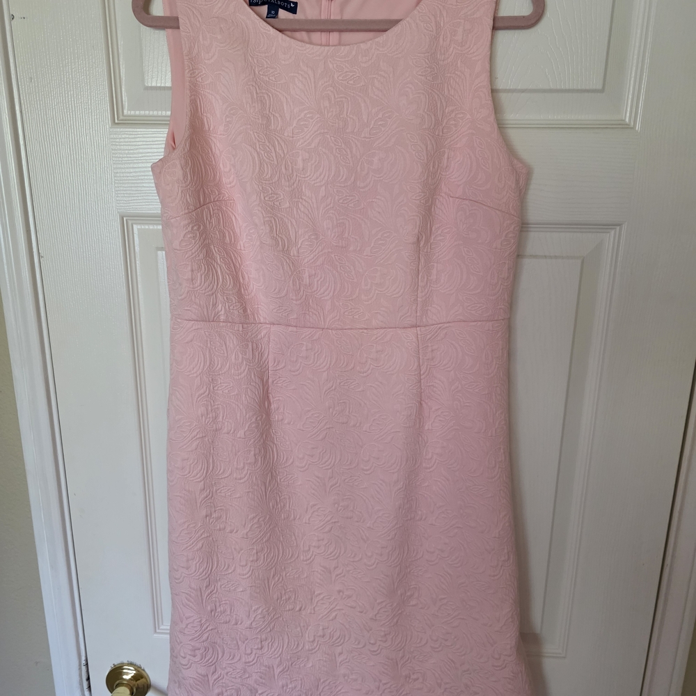 Talbots Pink Sleeveless Sheath Mini Dress